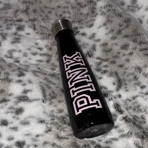 PINK Victoria's Secret Black and Pink Hair Bottle